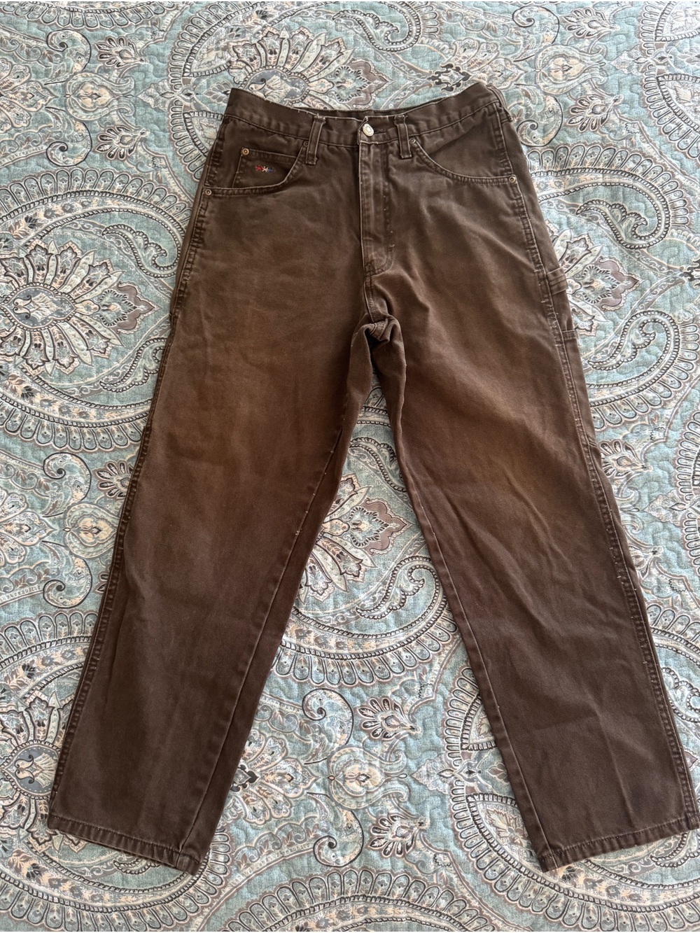 Walls Vintage Men's Brown Workwear Chinos